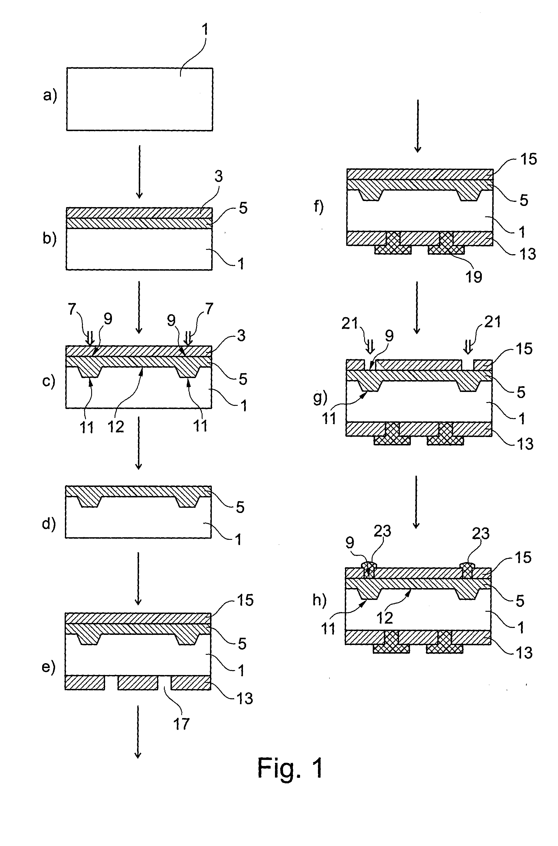 Method for forming a solar cell with a selective emitter