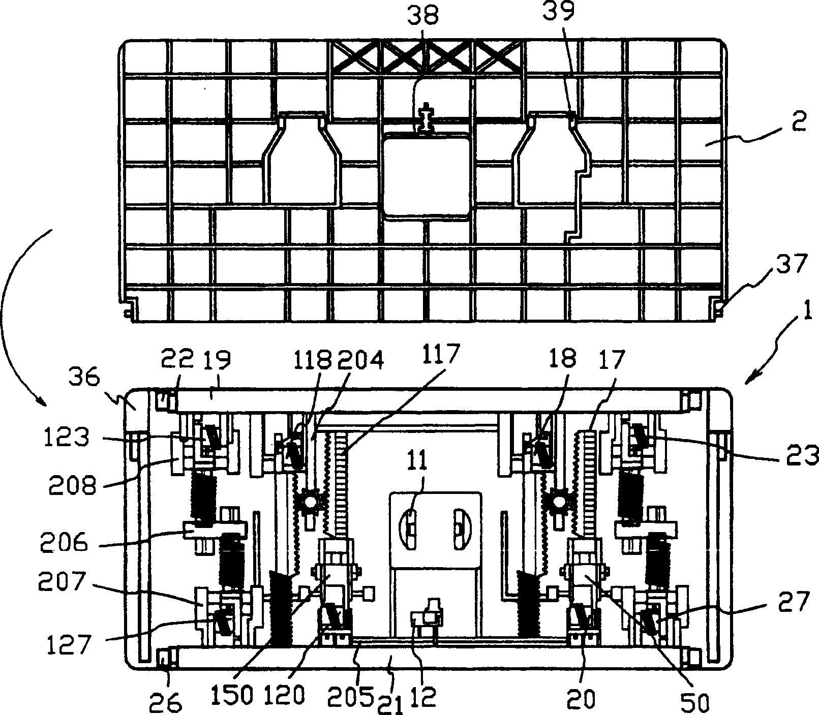 Cotton cloth made rag cleaning machine