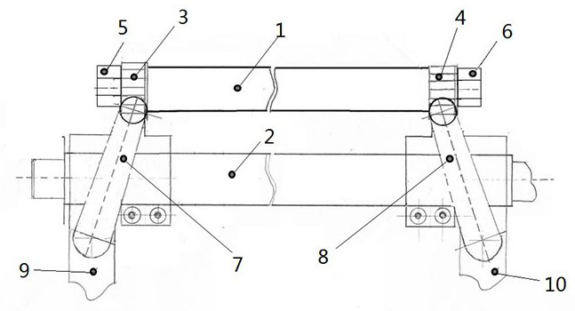 Automatic and precise control structure of cutting knife depth of foil cutting machine for aluminum electrolytic capacitor