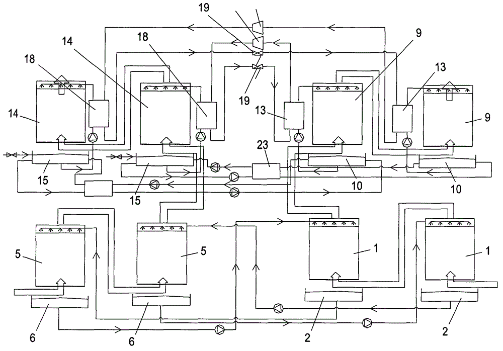 Heat pump-driven countercurrent heat and moisture exchange liquid desiccant air conditioning system