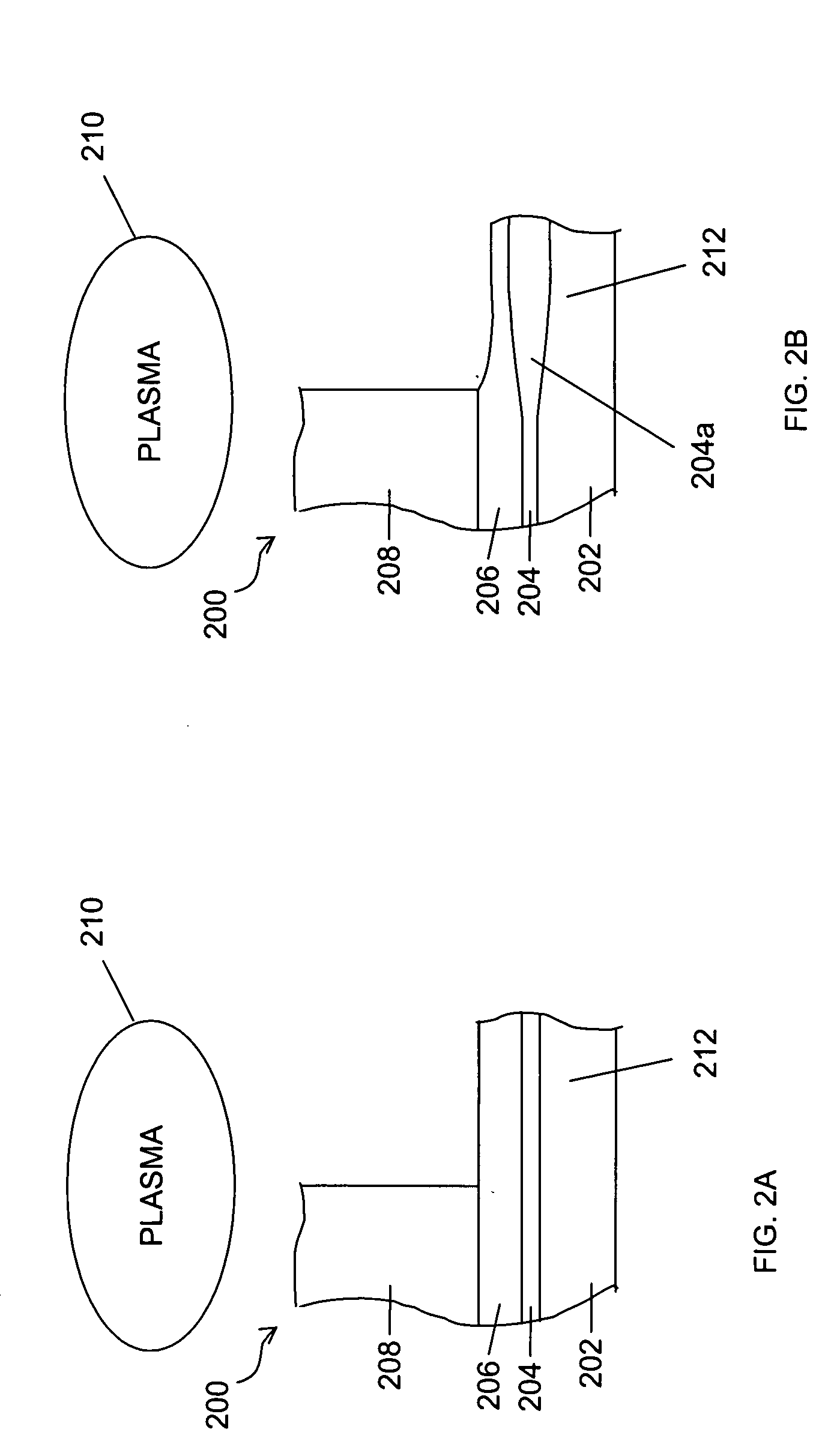 Method and system for forming a feature in a high-k layer