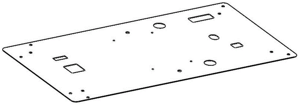 Bottom plate for engineering machine cab