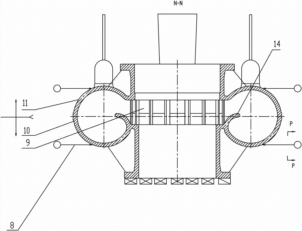 Casting method for large thin-wall valve body steel casting