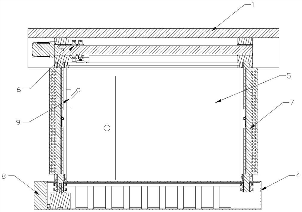 Intelligent bus shelter with movable rainproof devices