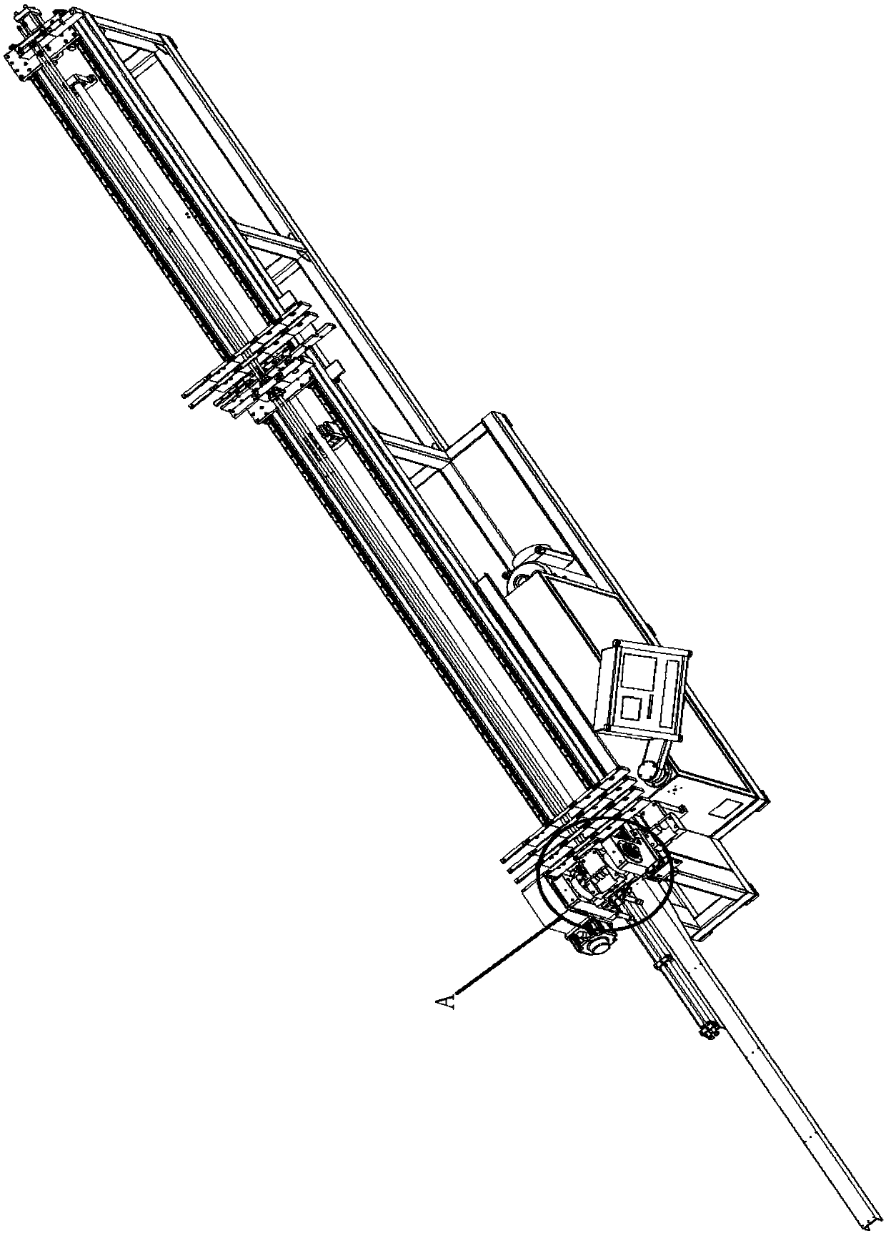 U-shaped pipe bending mechanism