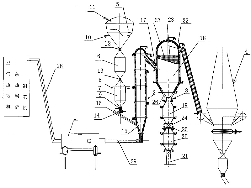 Method and apparatus for reducing metallic pellet by using coal dust in high furnace