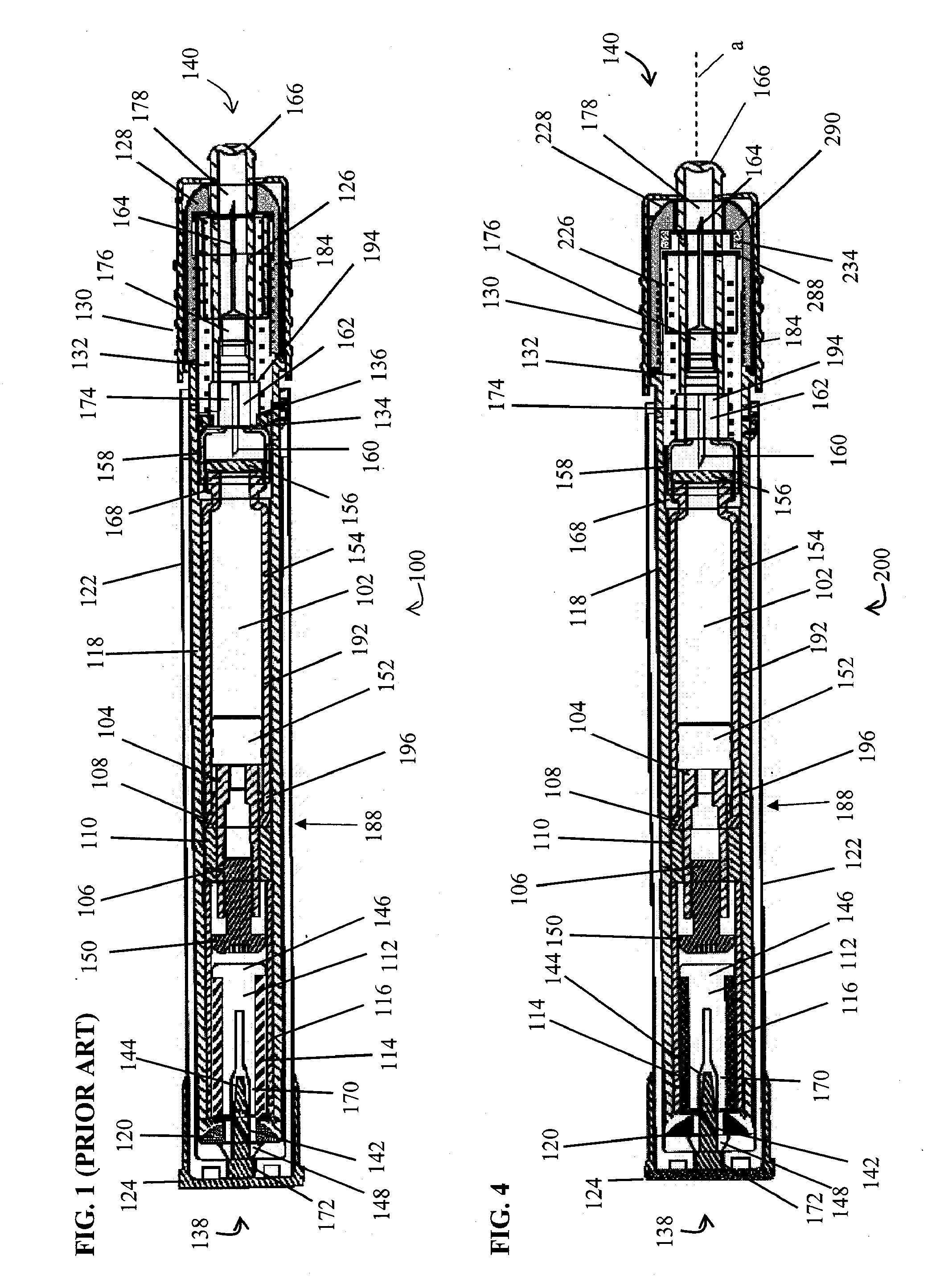 Shock absorber for automatic injector