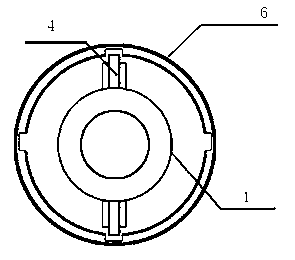 Subway interval tunnel settlement observation method and device