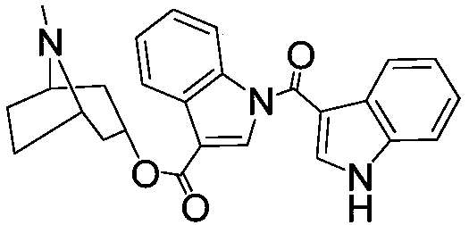 Preparation method of tropisetron bisindole impurities