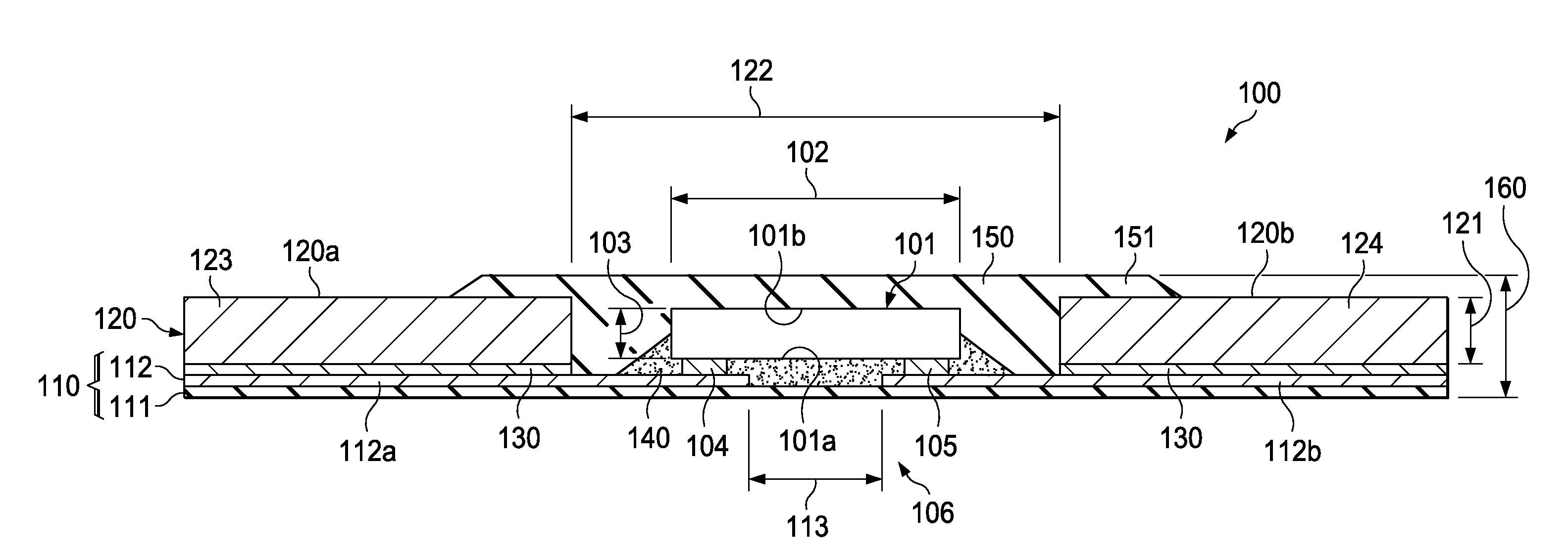 Thin smart card module having strap on carrier