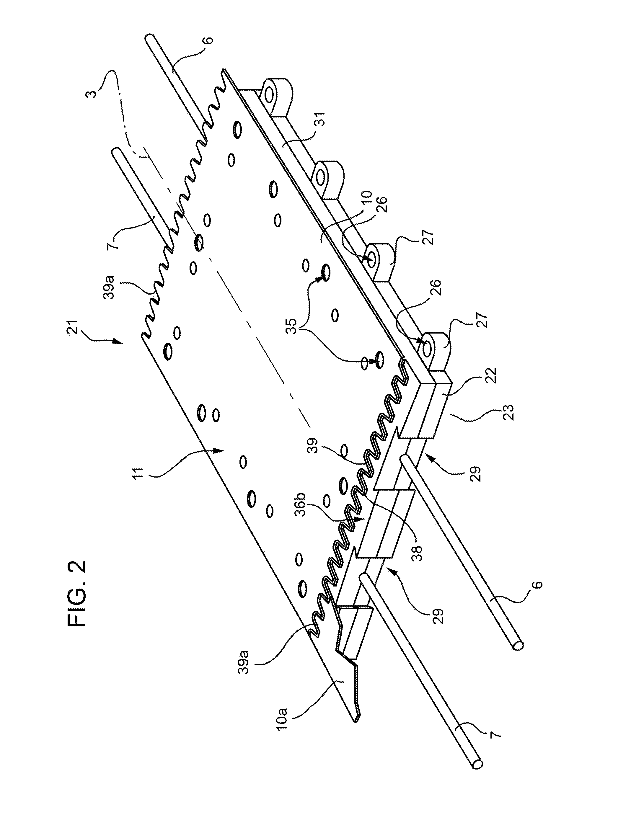 Tile for forming a ground power supply line