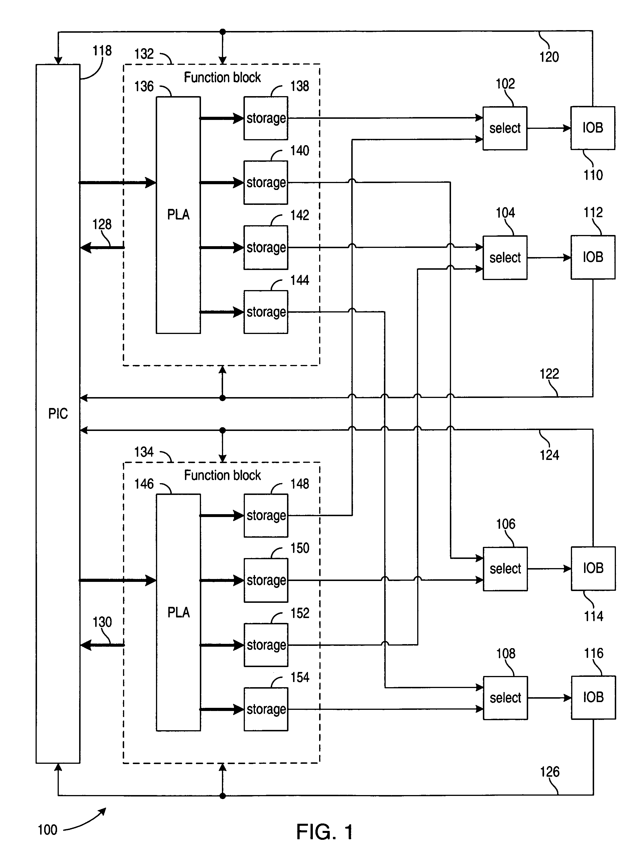 Programmable logic device having a programmable selector circuit