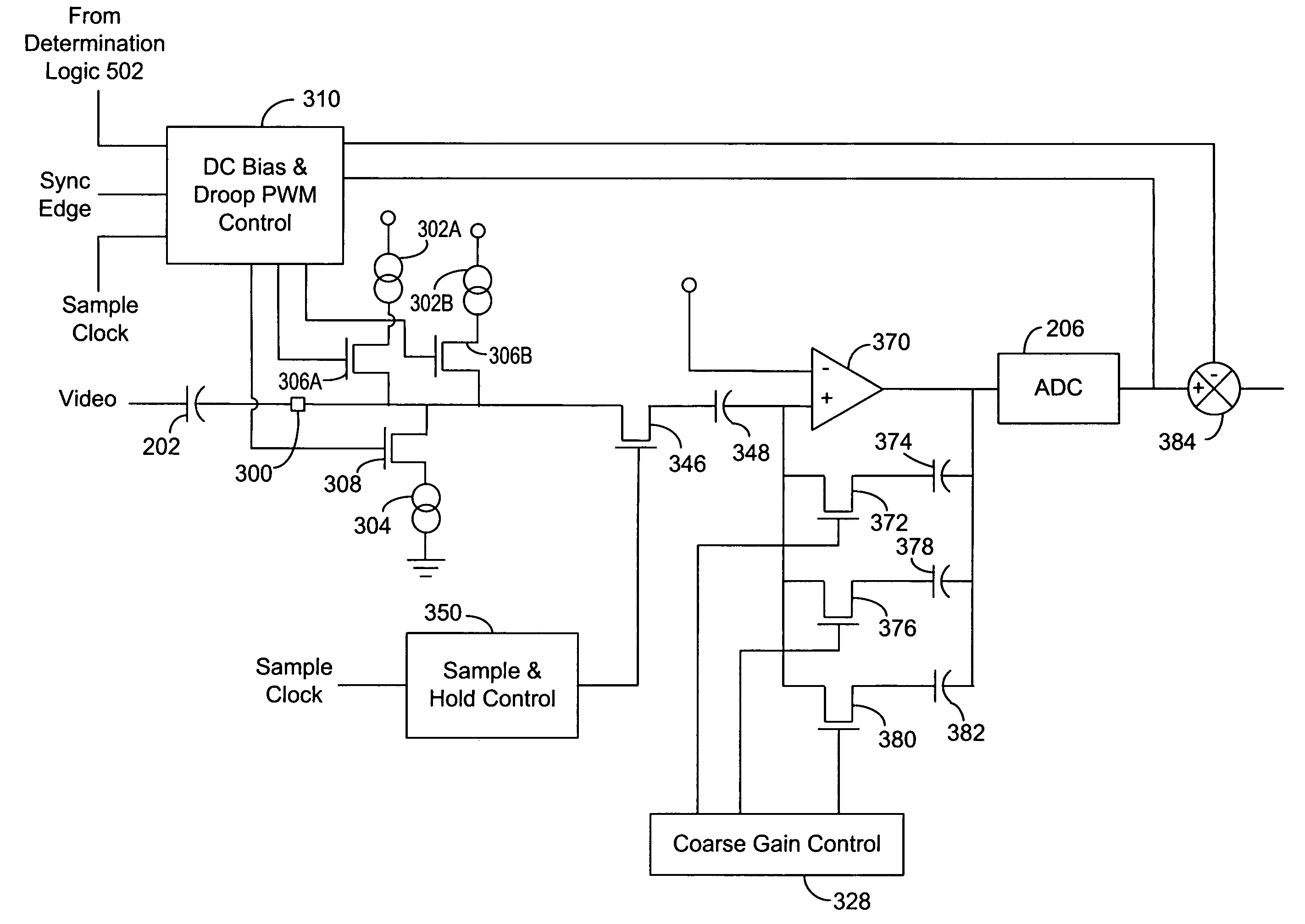 Method and apparatus for AC coupling a signal while restoring DC levels