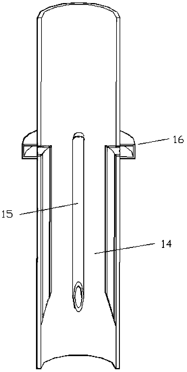 A lunar soil collection device and a simulated collection device