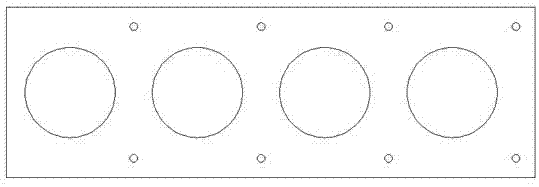 Remotely coated fluorescent powder plate and preparation method thereof