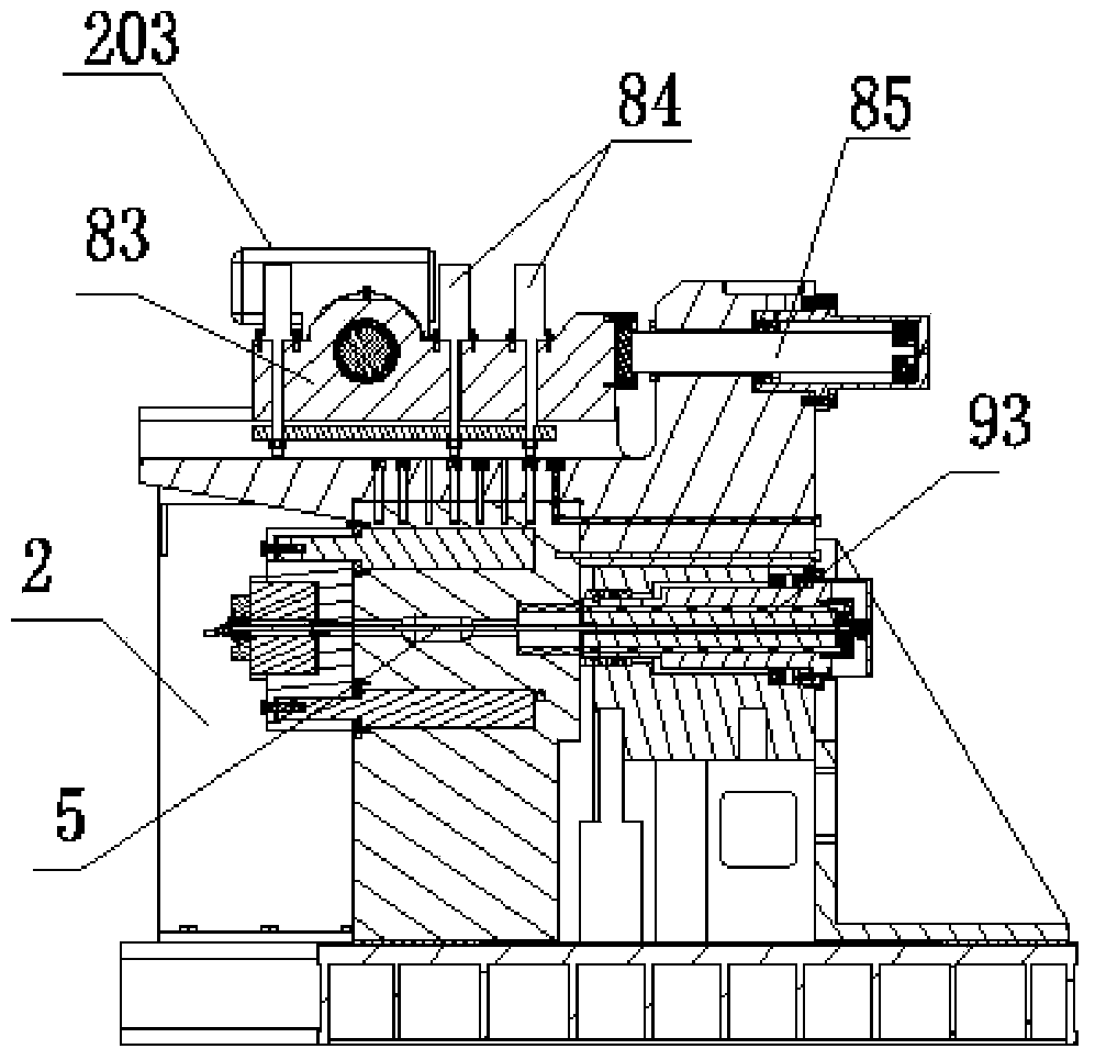 Test bench used for testing impact load of anchor rod, and test method thereof