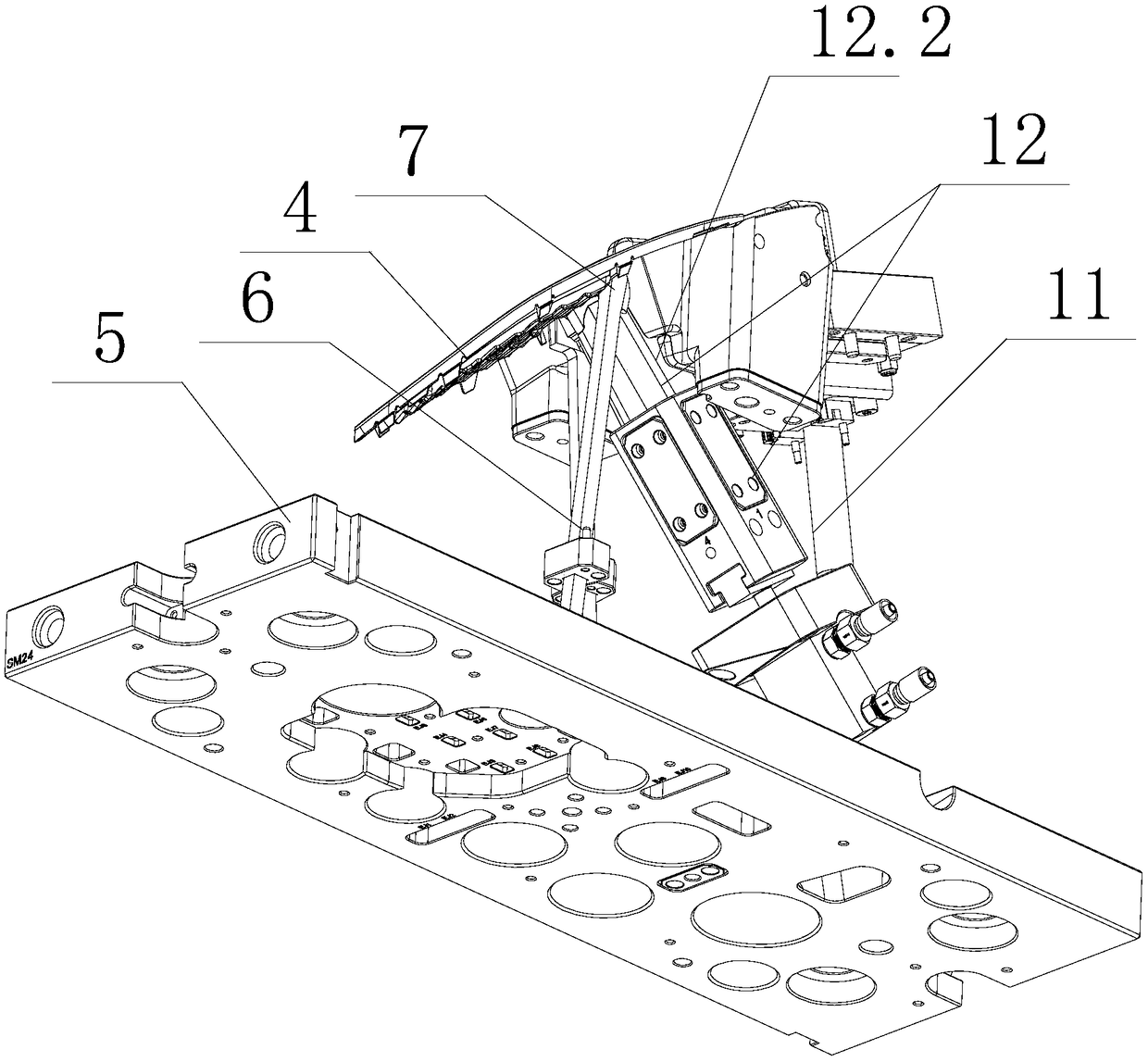 Injection mold release mechanism