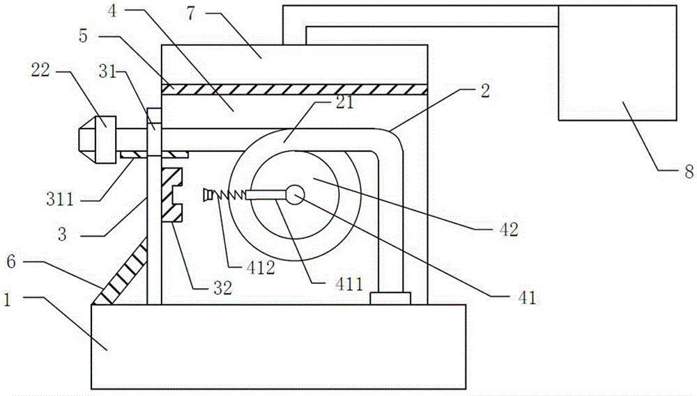 Power input assembly for film plating of solar battery