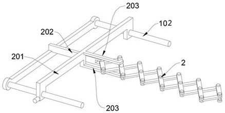 An injection molded toothbrush automatic separation and grinding device