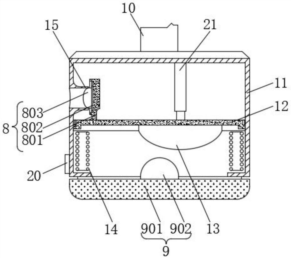 Vibration sputum excretion machine for thoracic surgery treatment