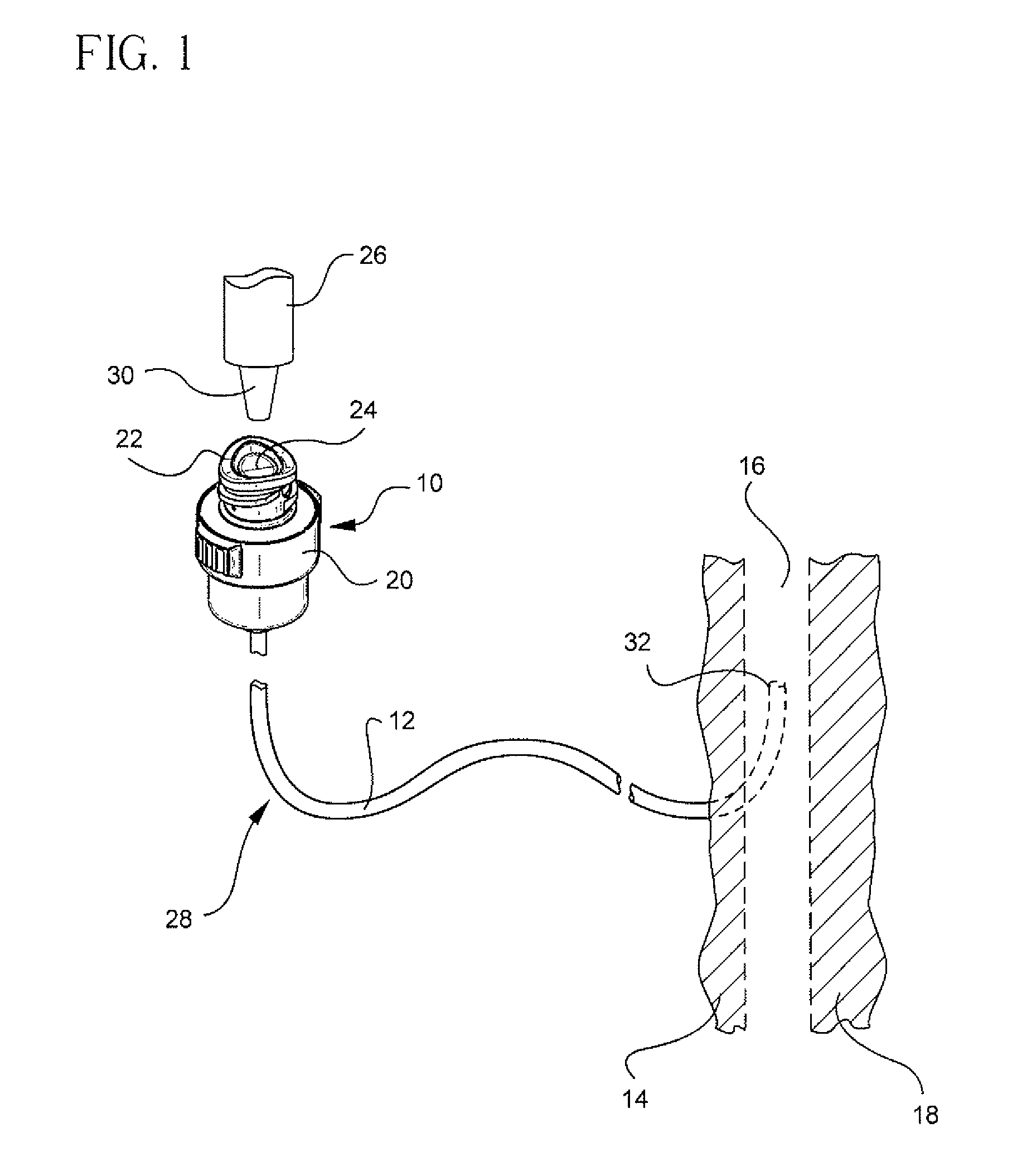 Vascular access device non-adhering surfaces