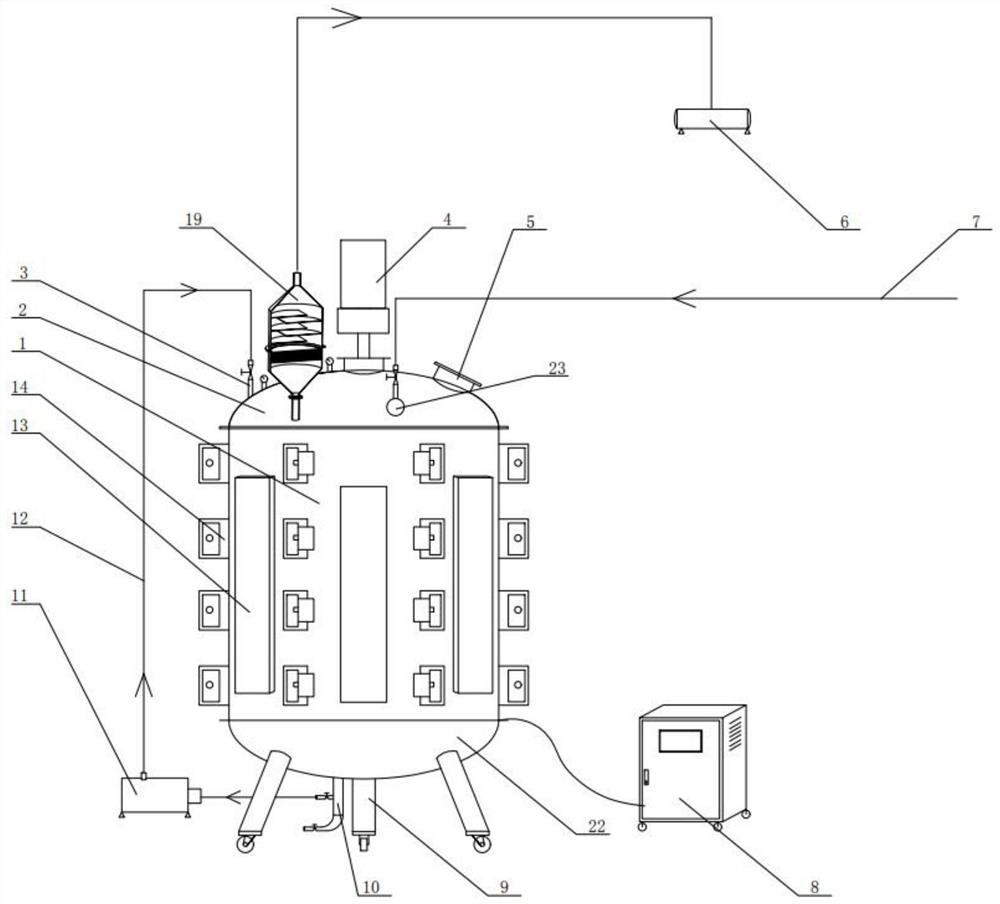 Intelligent vertical tank microwave sterilizer