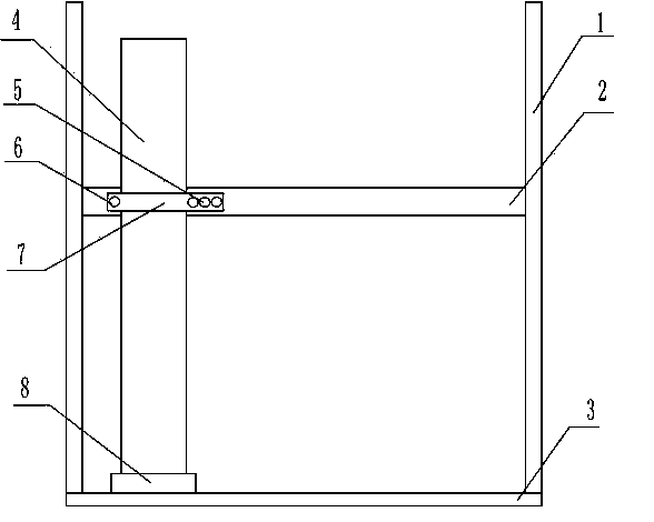 Method for large-size workpiece processing vertical placement