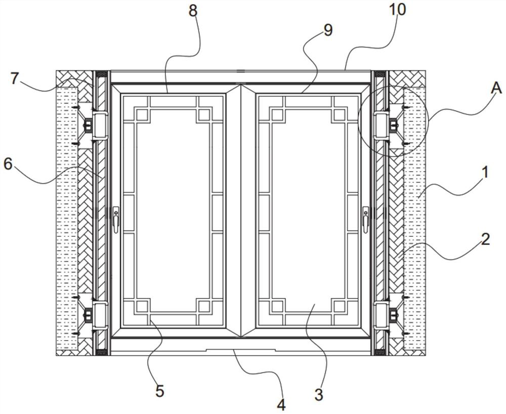 Waterproof and anti-collision sliding system door and window