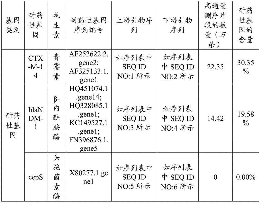 Microorganism drug resistance gene detection method