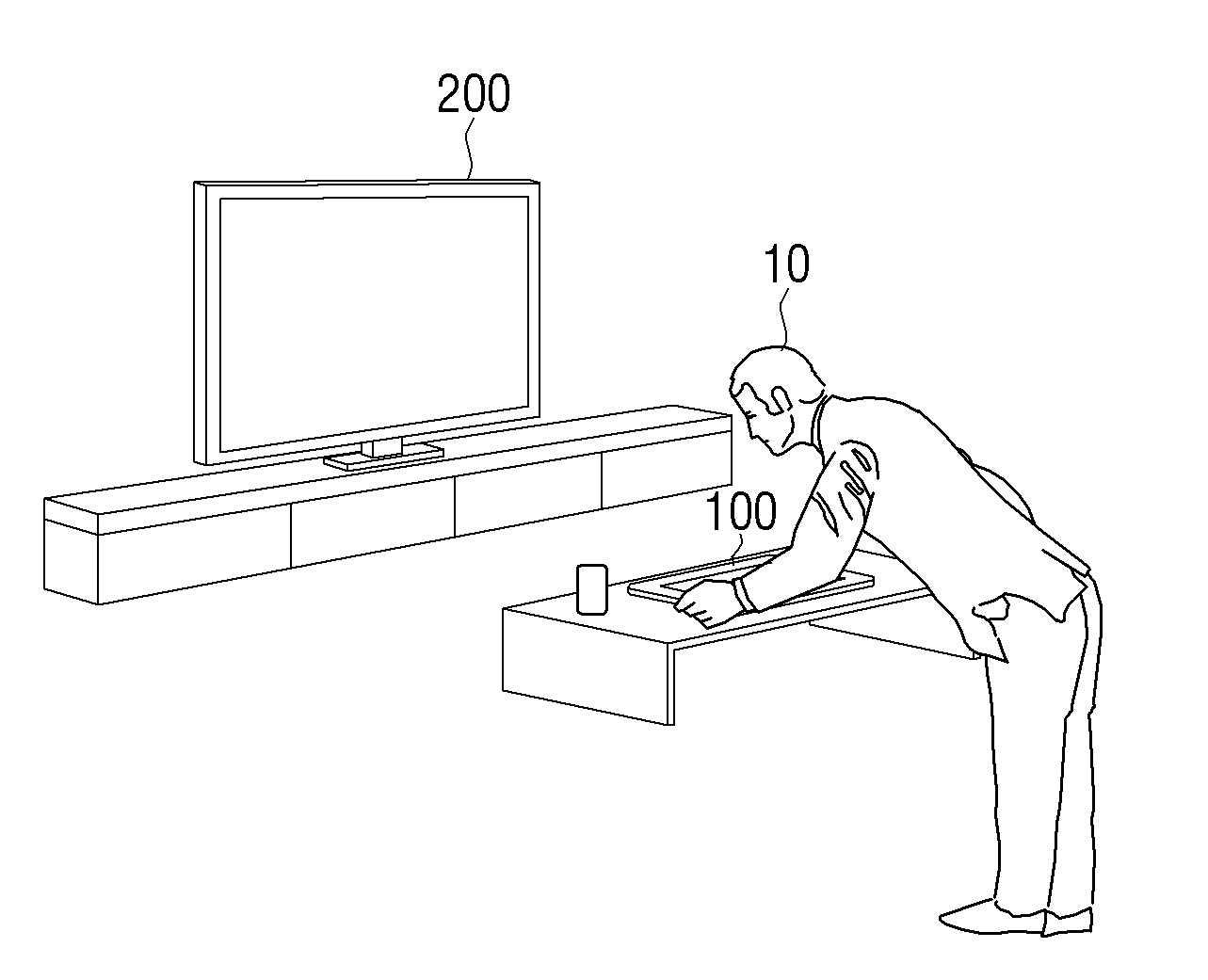 User terminal and method for controlling display apparatus