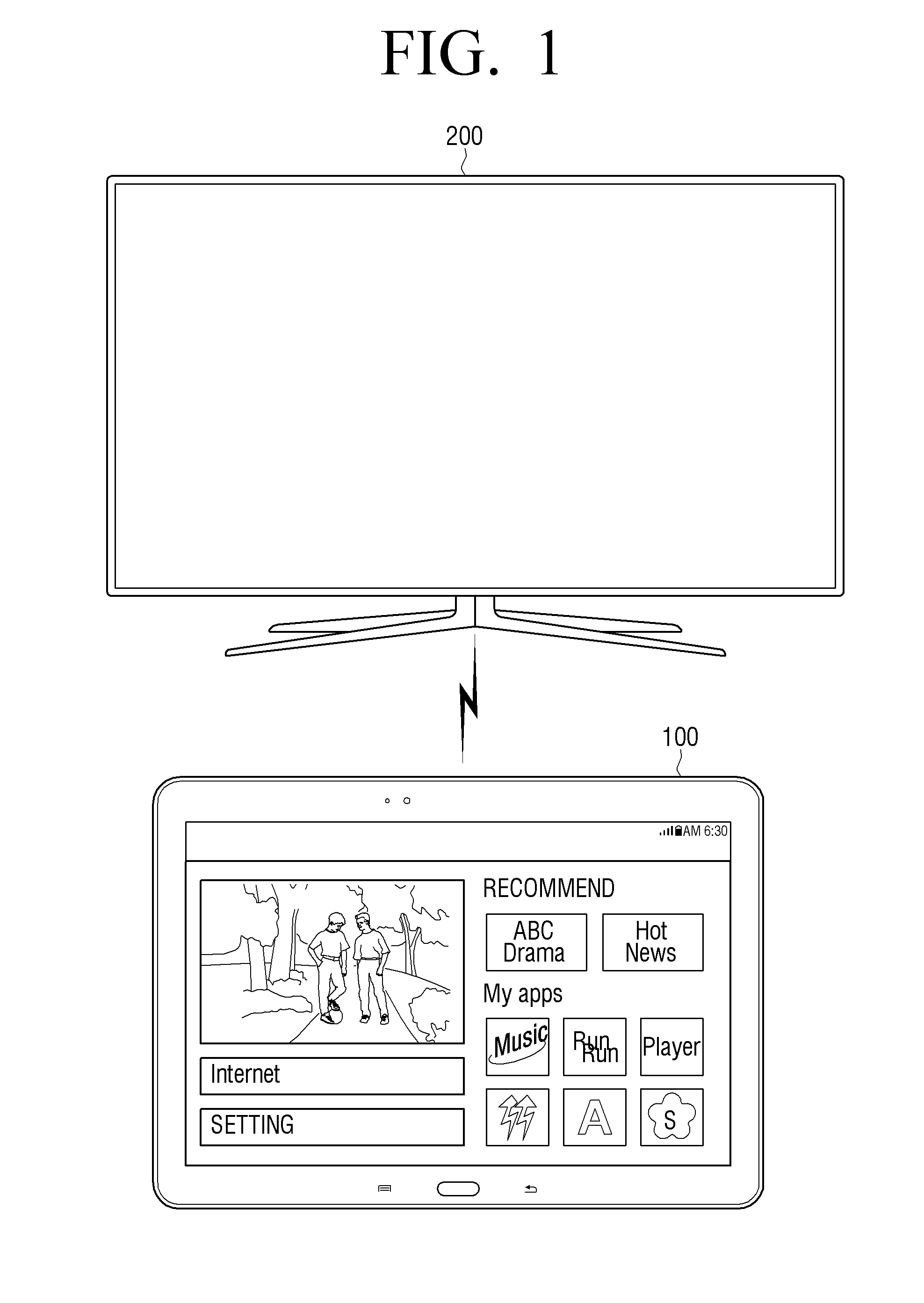 User terminal and method for controlling display apparatus