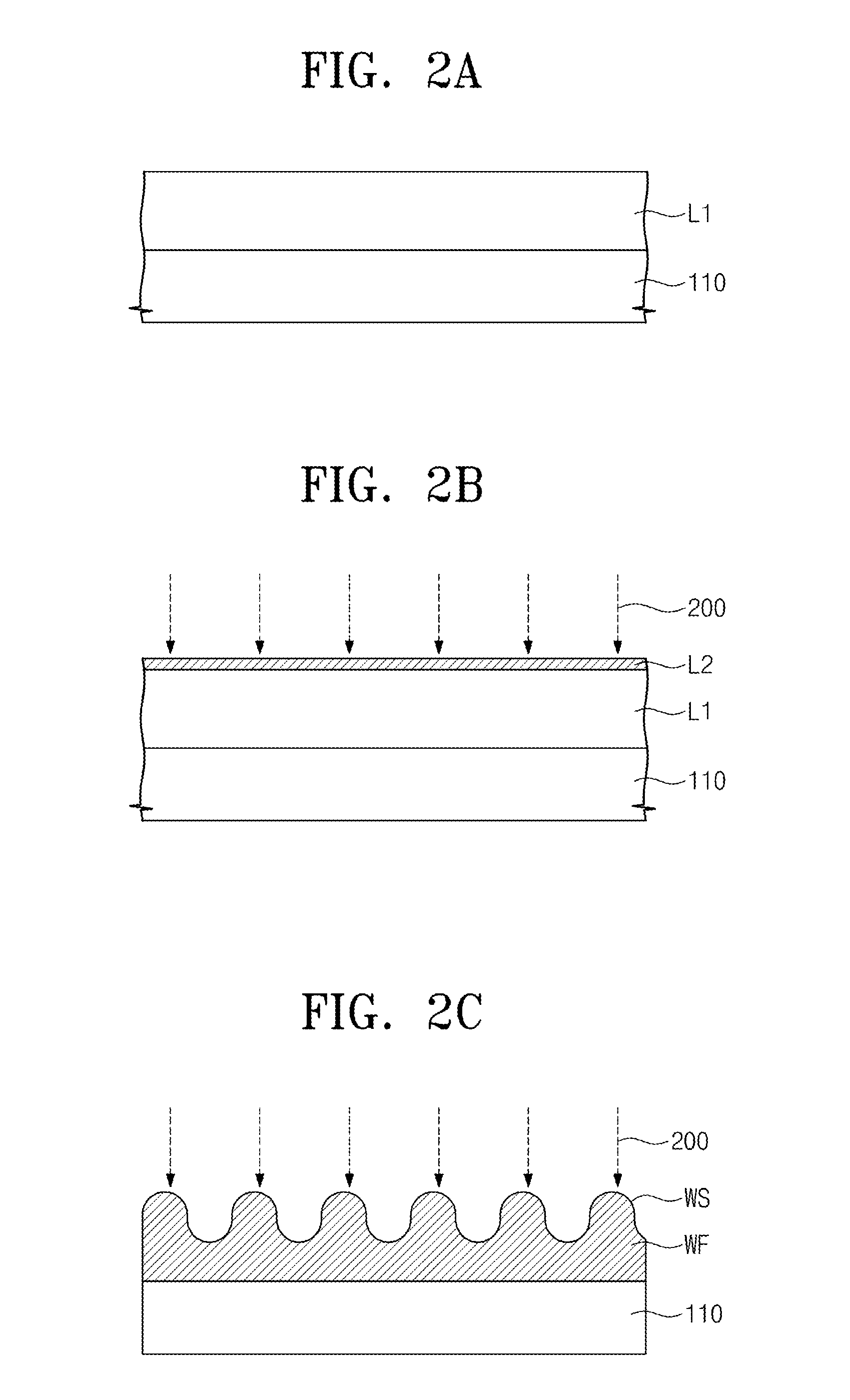 Composition for forming film having wrinkle structure and method of forming the film