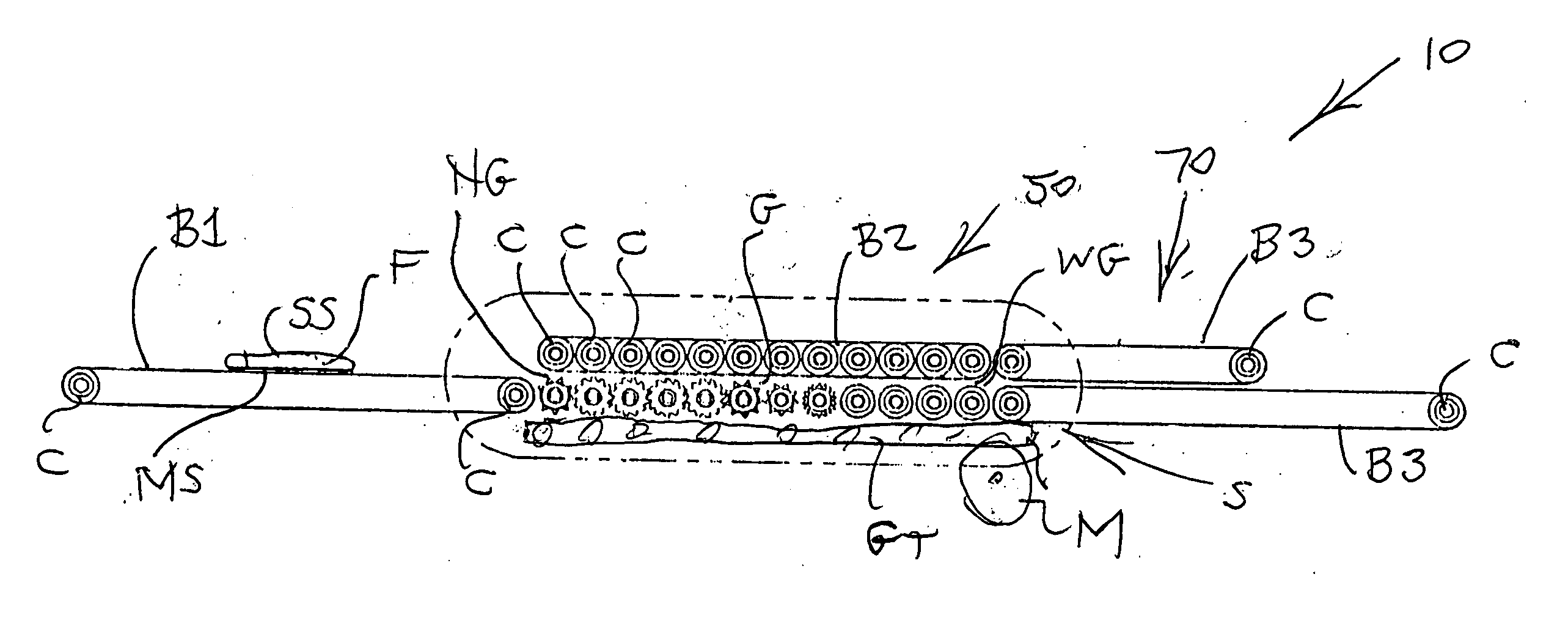 Belt and roller flattening apparatus