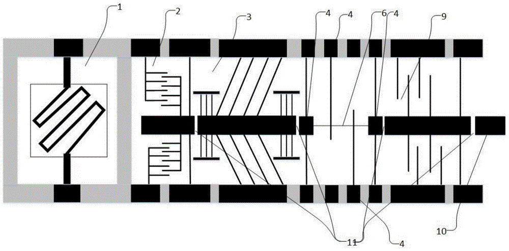 Device for measuring giant piezoresistive properties of nanowires and manufacturing method thereof