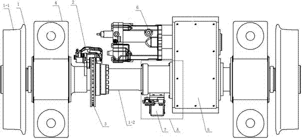 Driving system for railway vehicle and railway vehicle