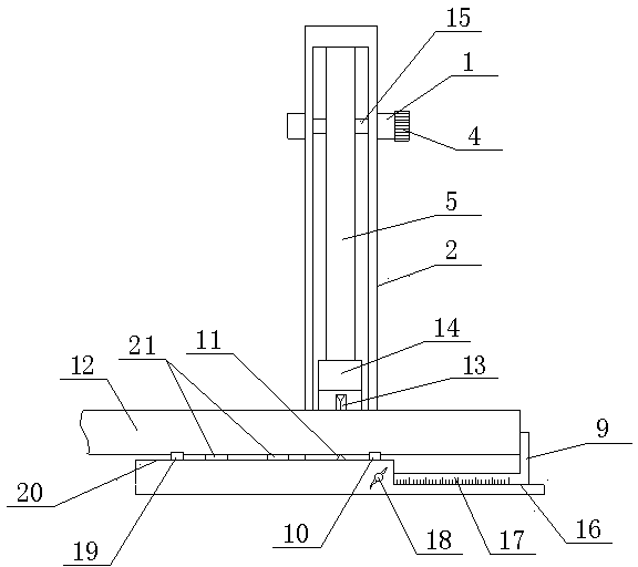 Glass pipe cutting device