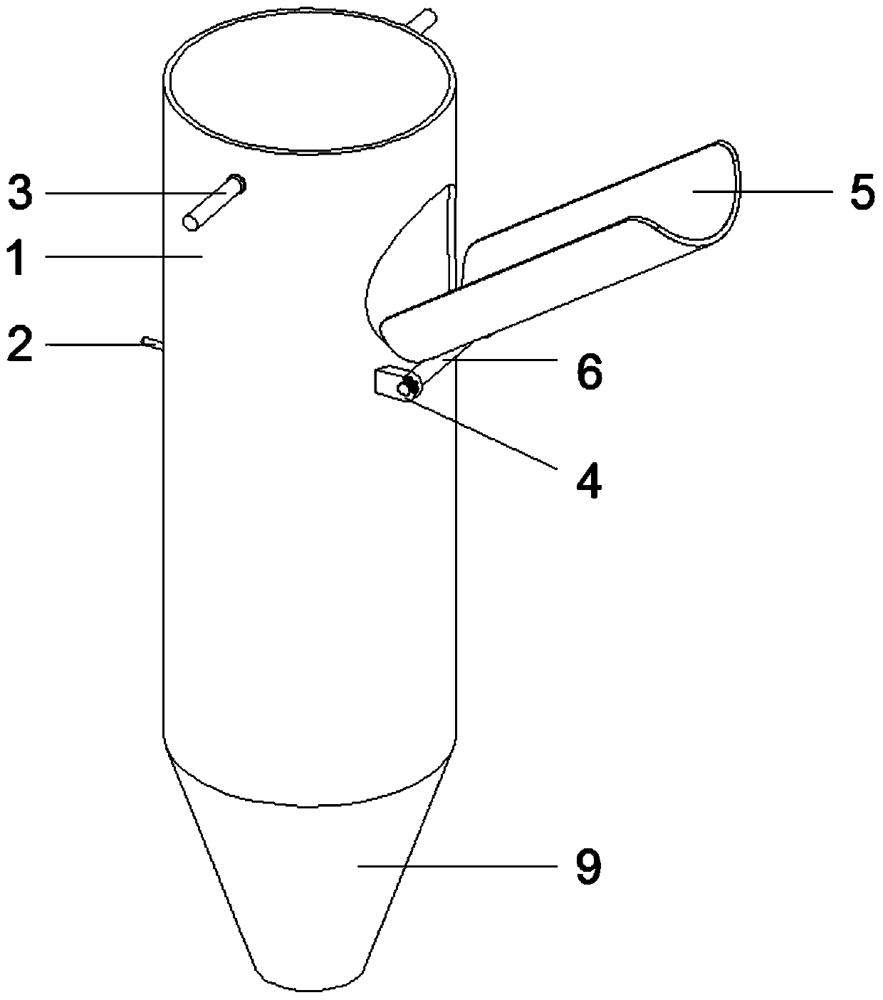 Garlic seed orientation device for garlic sowing