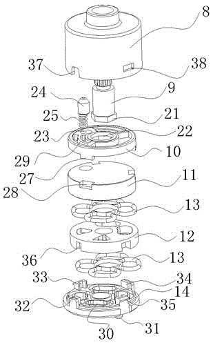 Constant-temperature faucet achieving double-path water output