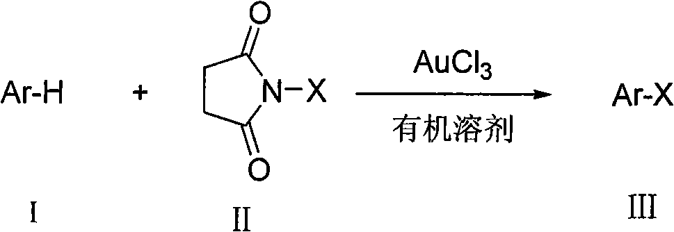 Preparation method of aromatic halogenated compound