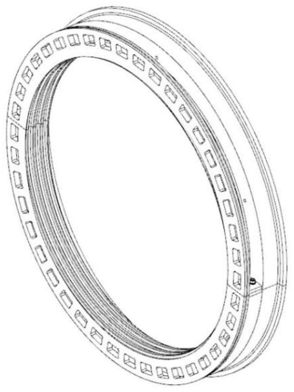 Turbine first-stage stationary blade supporting device