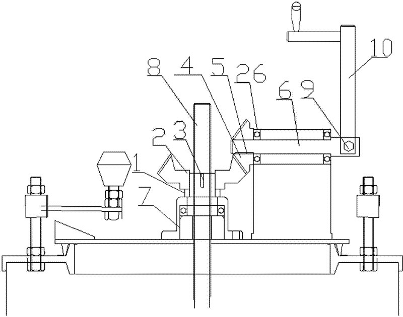 Novel household straw gasification furnace