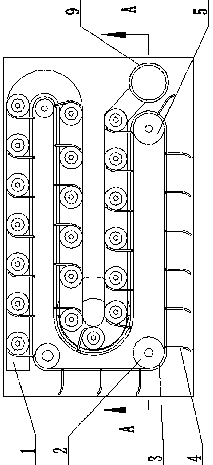 Automatic placing device for reflective cones