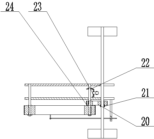 Automatic placing device for reflective cones