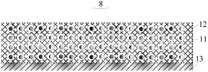 Medium substrate based on composite material and manufacturing method thereof