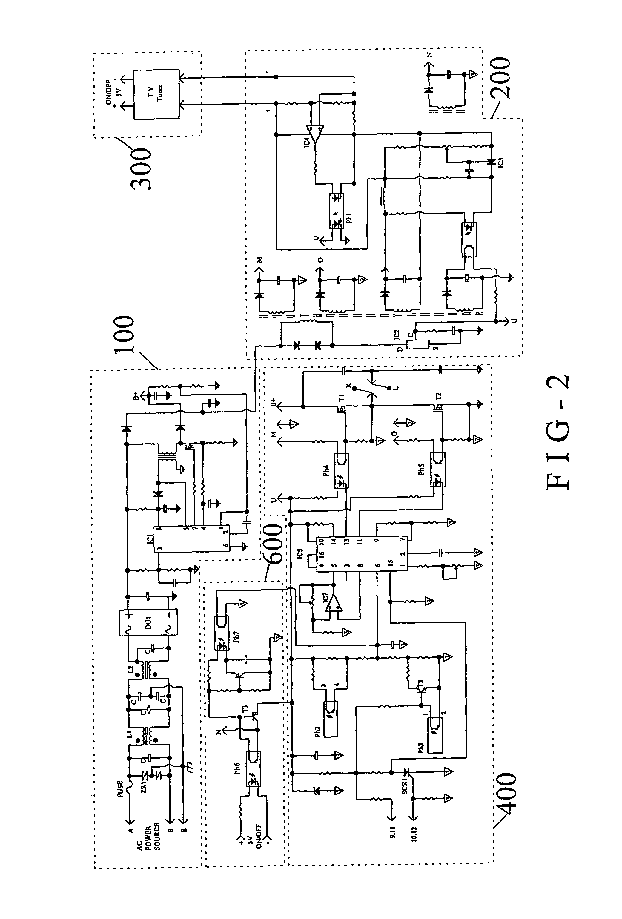 High frequency power source control circuit and protective circuit apparatus