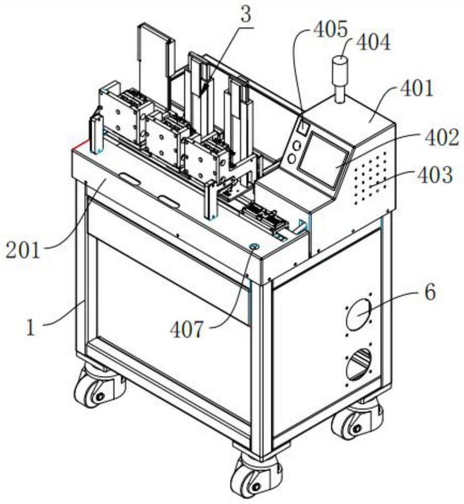 Automatic assembling machine for space key LINK of computer keyboard