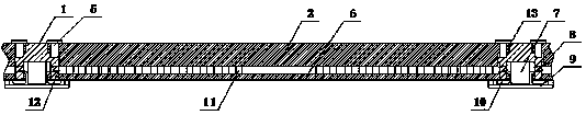 Grate slit structure for ground cement grate plate