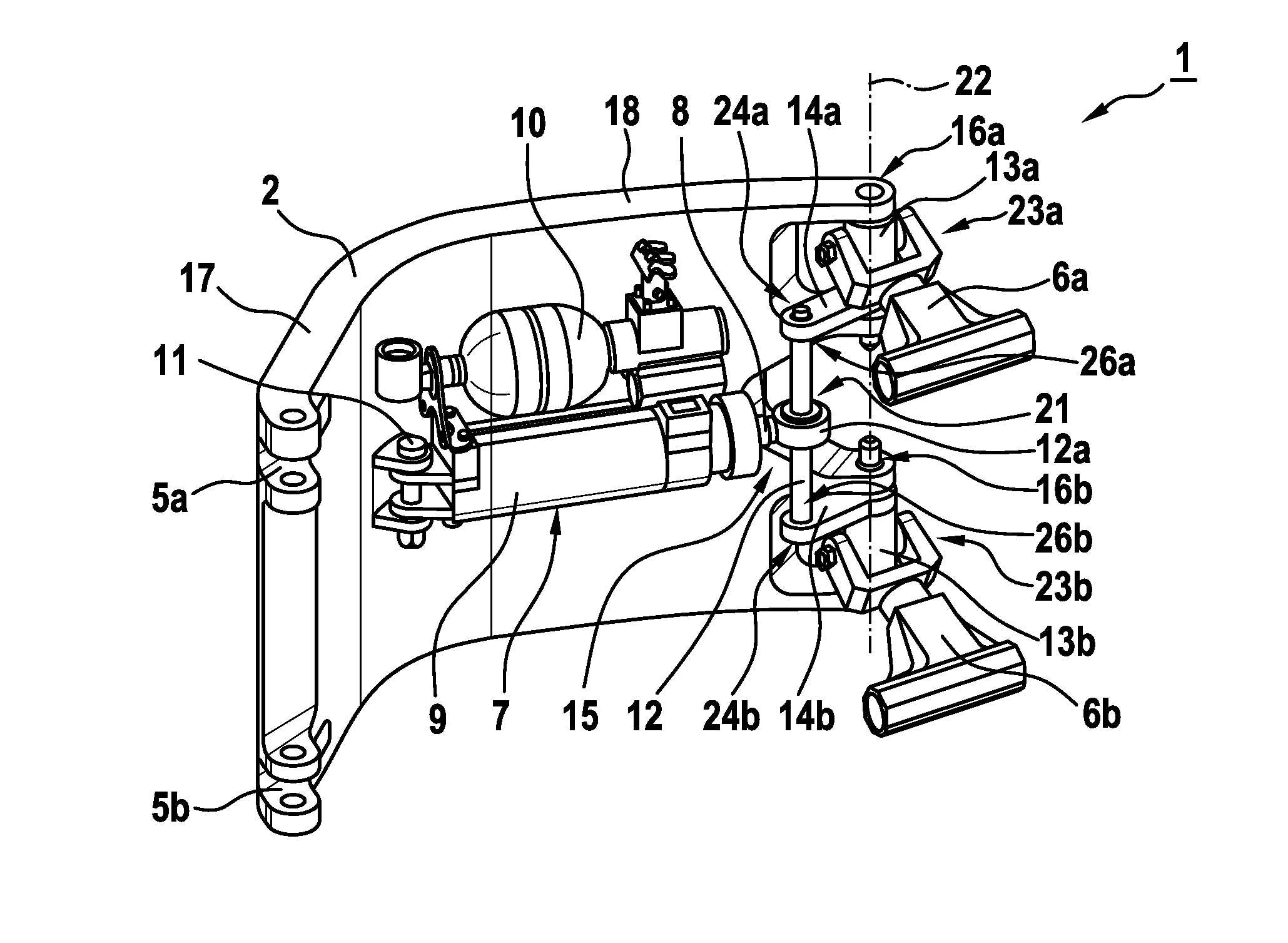 Actuator system for an actuatable door and an aircraft having such an actuatable door