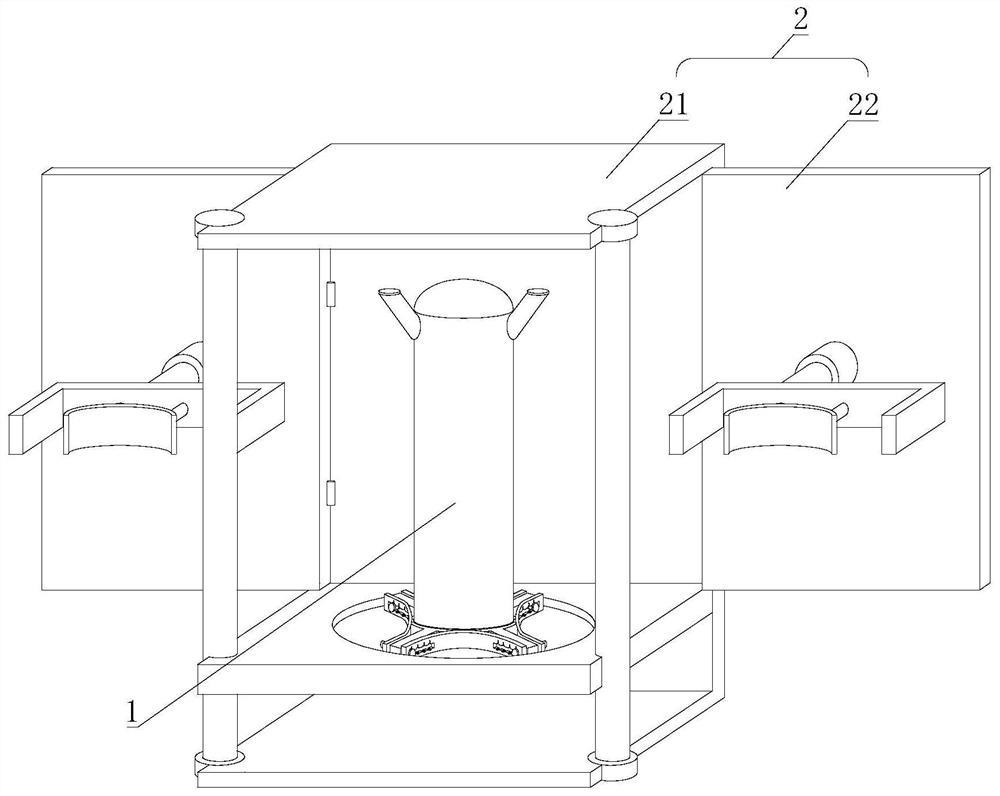 Polypeptide solid-phase synthesis mechanism for preparing different derivative peptides through ultrasonic batch reaction