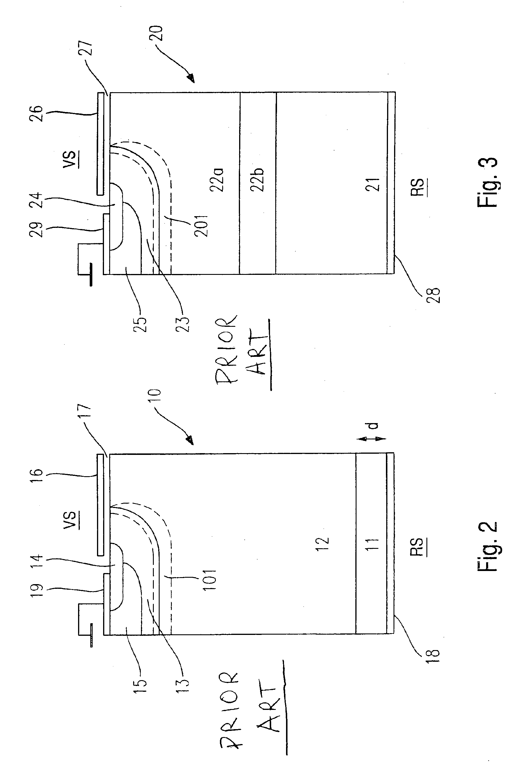 Semiconductor power component and a method of producing same